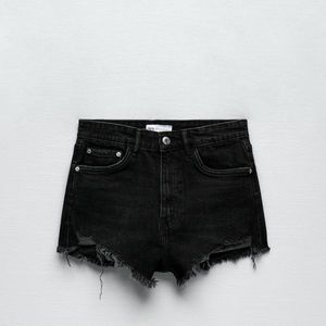 Zara Black High Rise Shorts